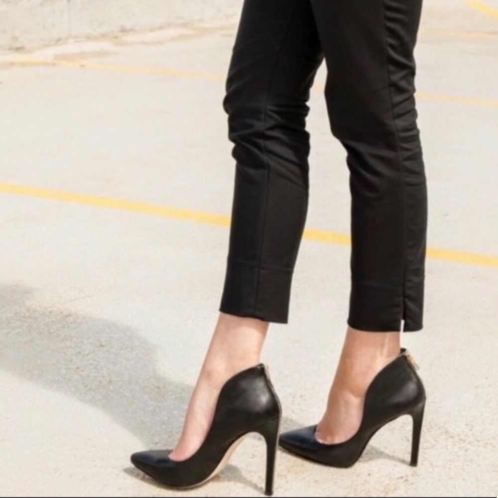 BCBGeneration Conrad Zipper Detail Black Heels
